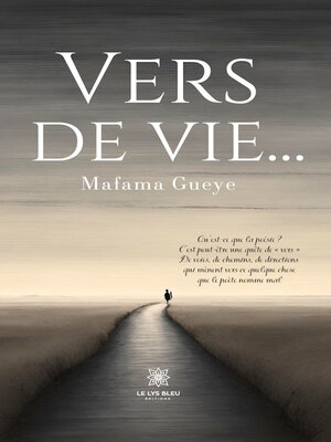 cover image of Vers de vie...
